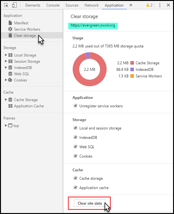 WebClient WhiteScreen ChromeApplication-ClearStorage.png